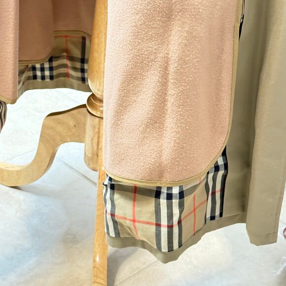 Burberry Heritage Trench Coat Vintage Classic Size 8 Long Vintage 90s Designer - Picture 11 of 16